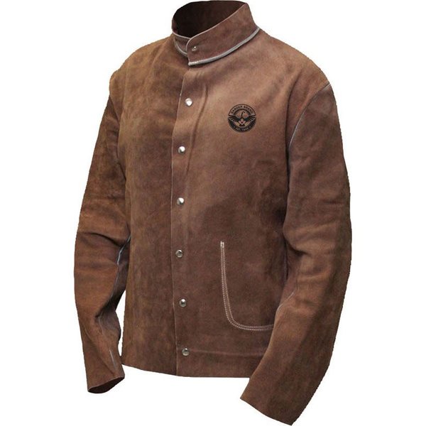 Bdg Welding Jacket Split Cowhide H.D. Brown, Size X3L 64-1-650-X3L